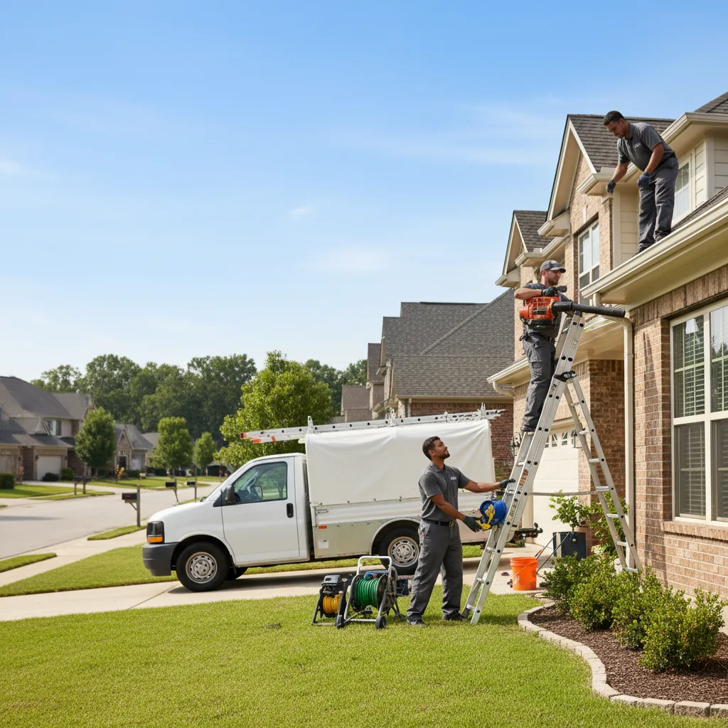 Home Gutter Service in Hungerford, TX near me